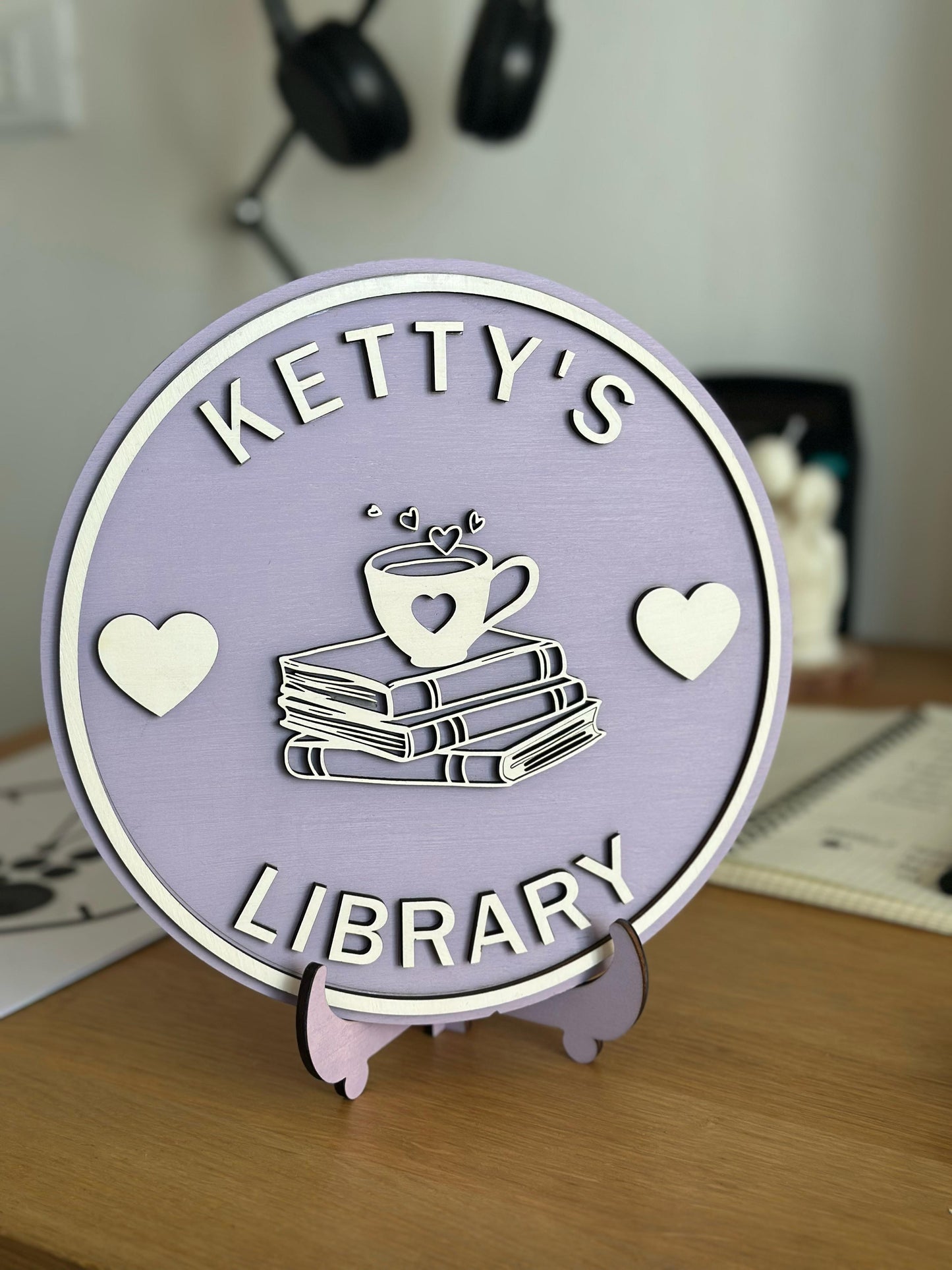 Insegna Personalizzata Libreria - Romance