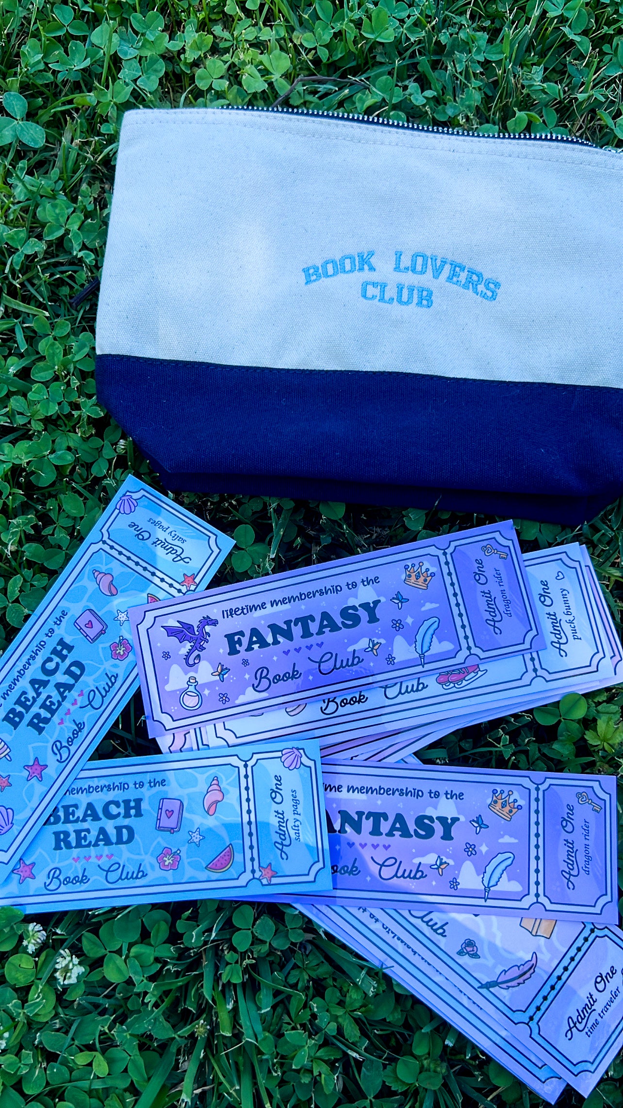 Pochette 100% cotone - Book Lovers Club