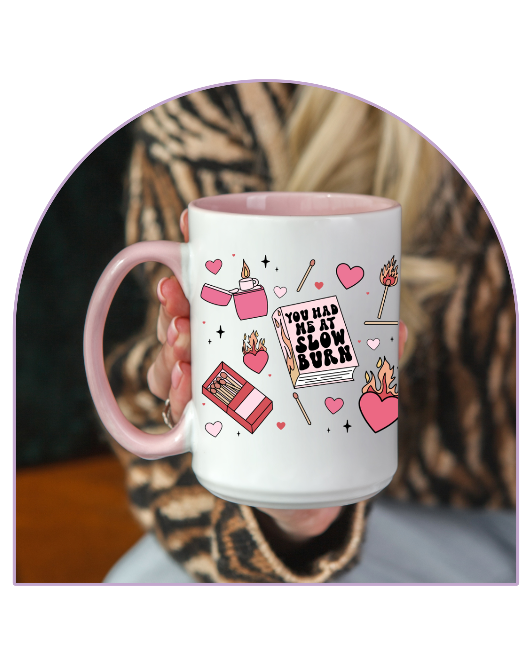 Tazza smussata Slow Burn Book Club