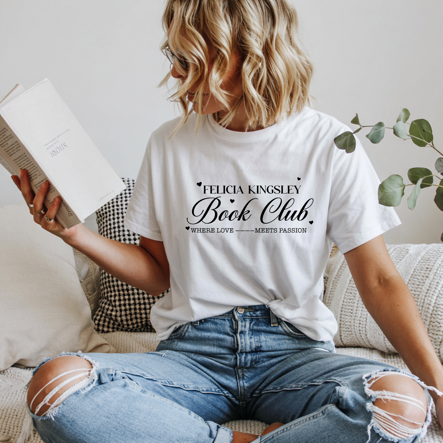 T-Shirt Bianca Felicia Kingsley Book Club