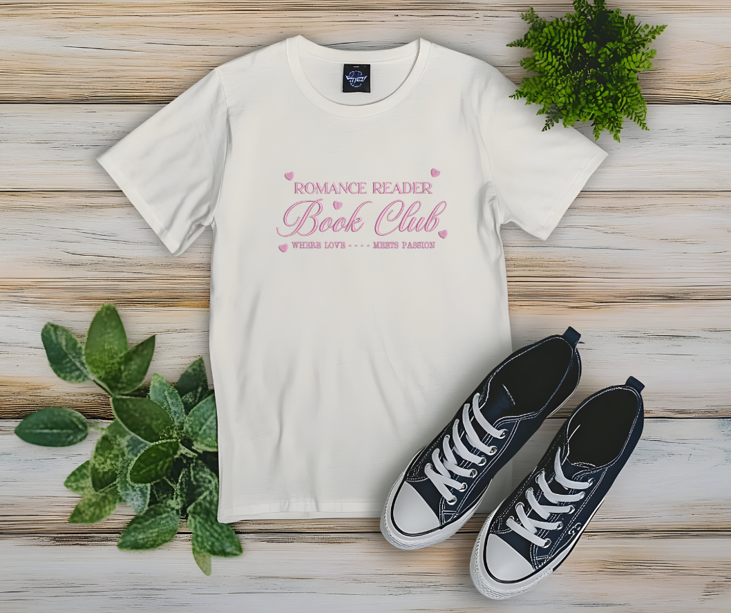 T-shirt Off White Romance Book Club