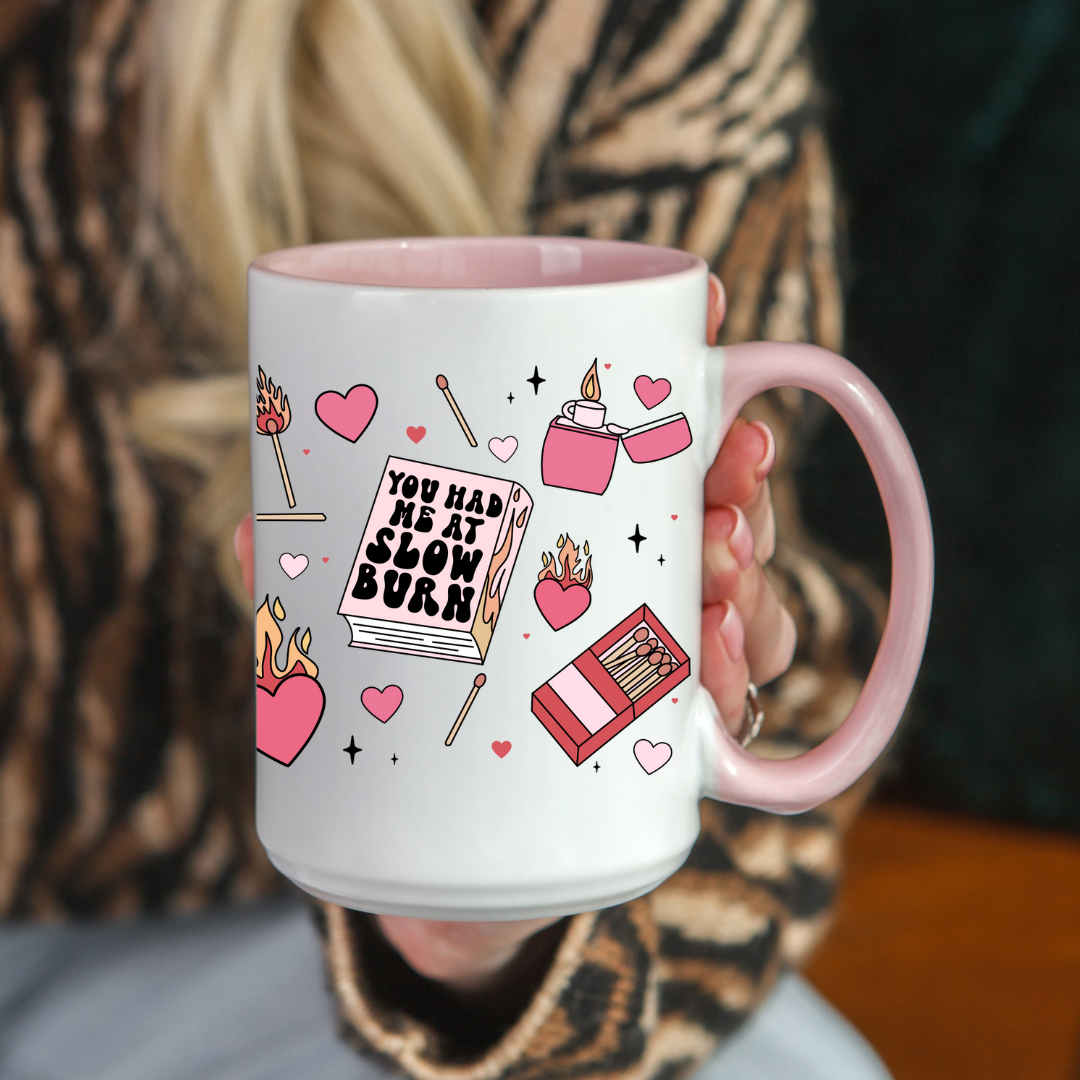 Tazza smussata Slow Burn Book Club