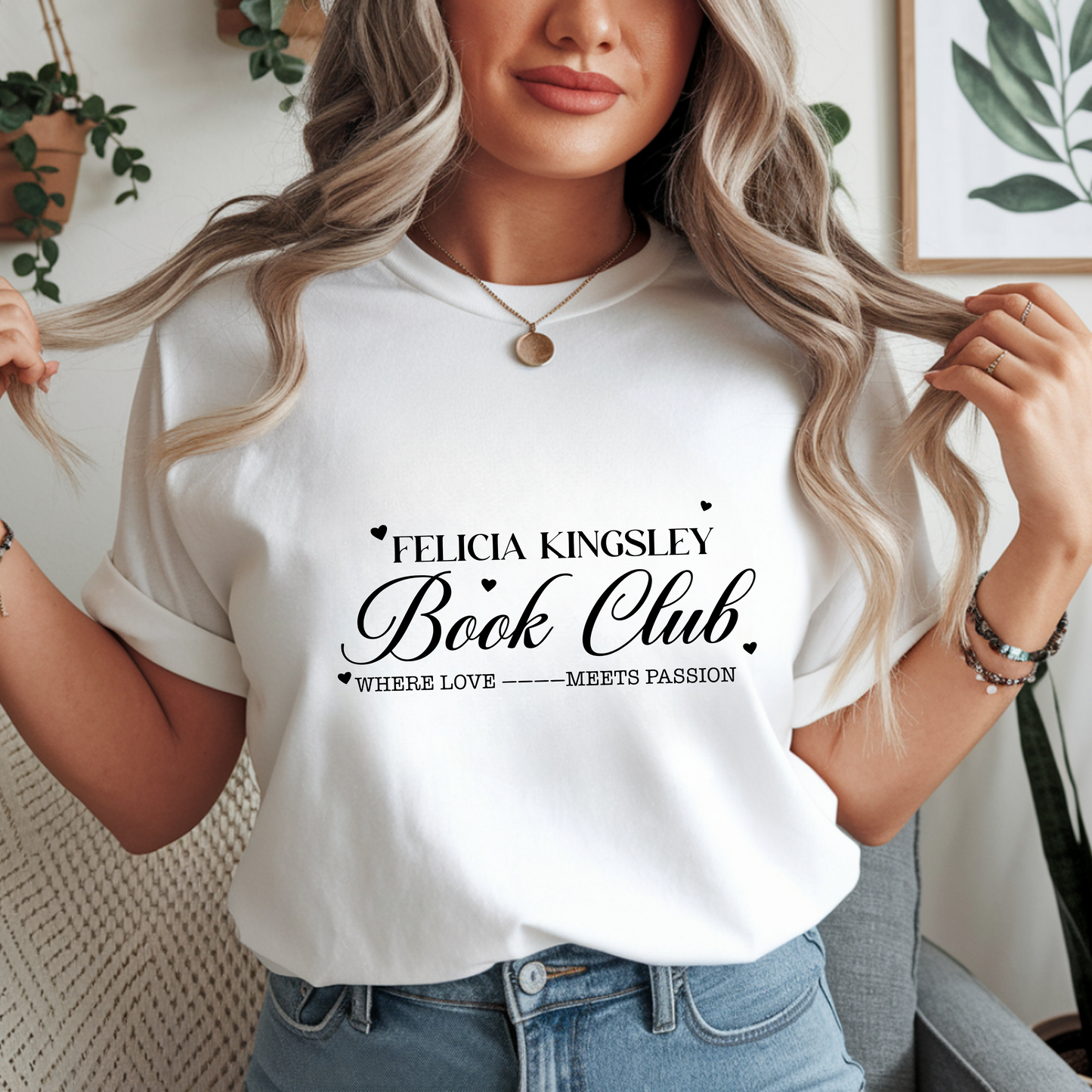 T-Shirt Bianca Felicia Kingsley Book Club
