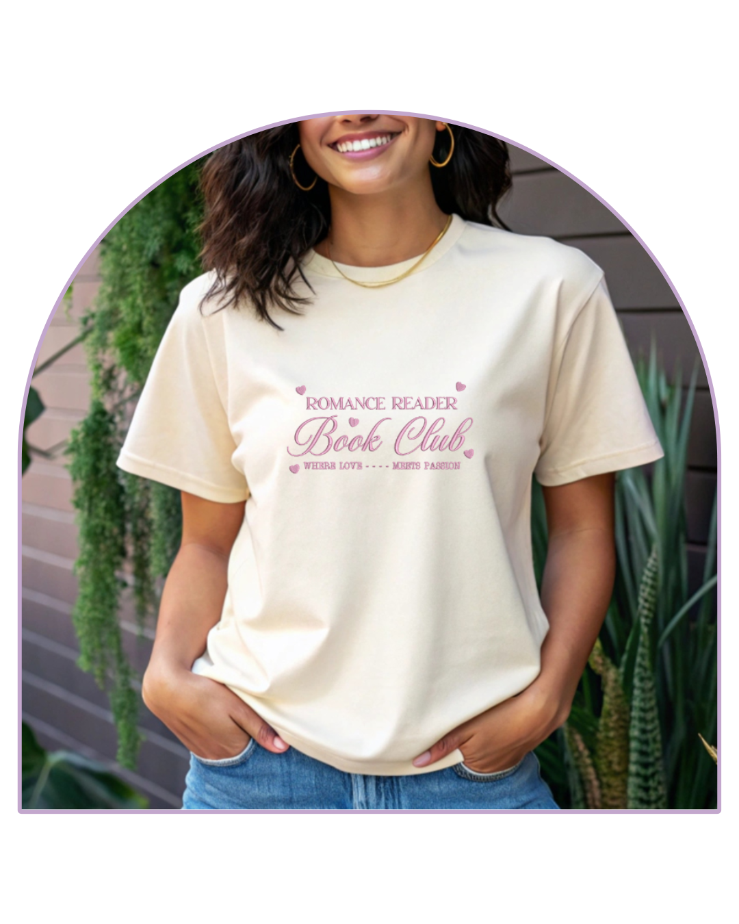 T-shirt Off White Romance Book Club