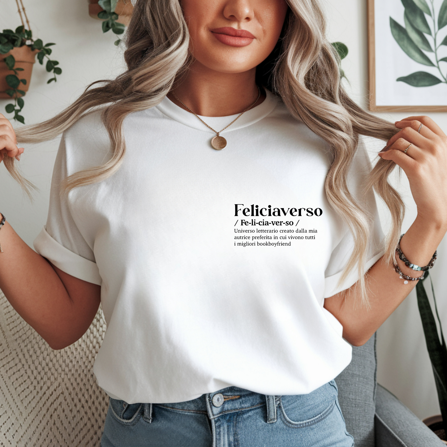 T-Shirt Bianca Feliciaverso