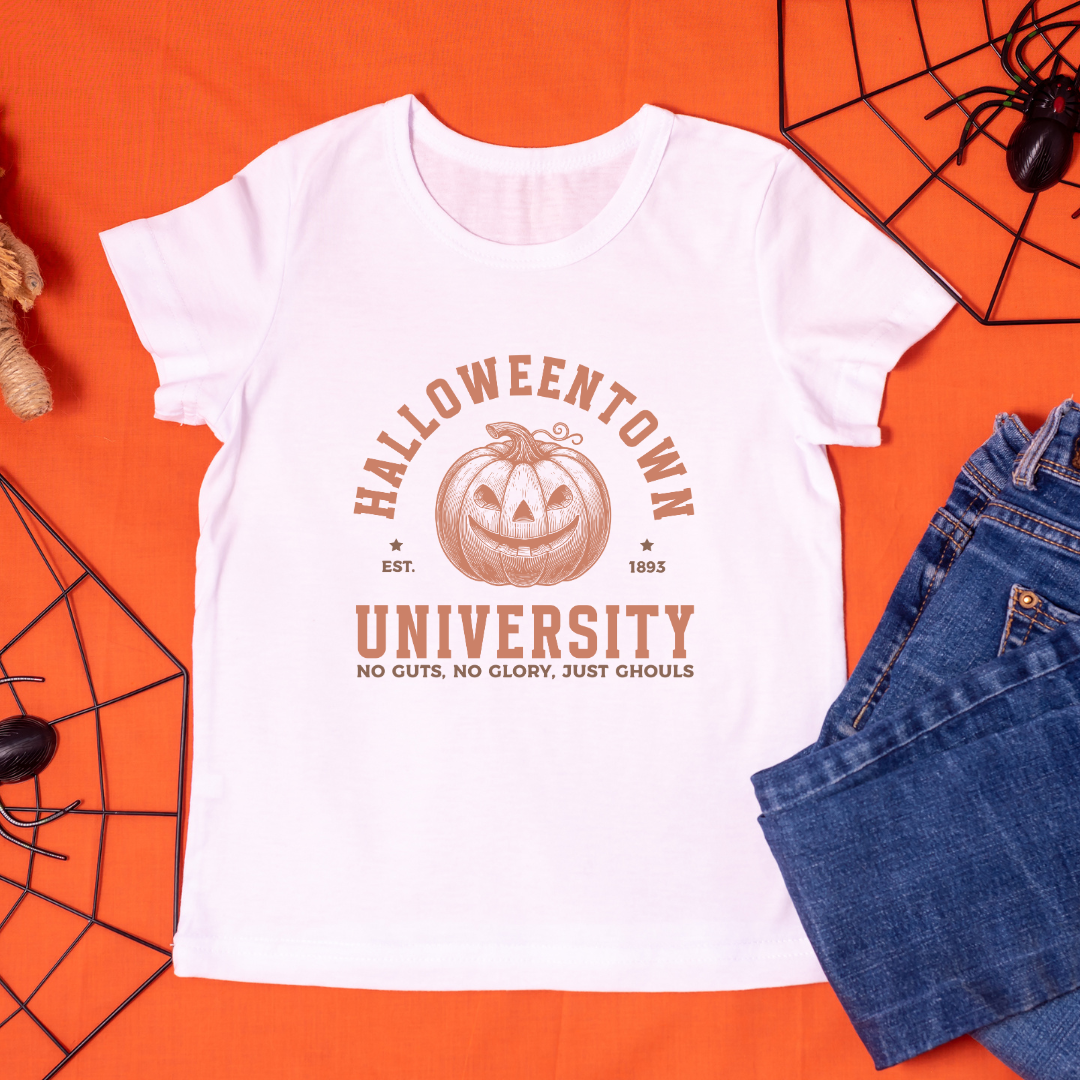 T-shirt Halloween Town Bianca Taglia S
