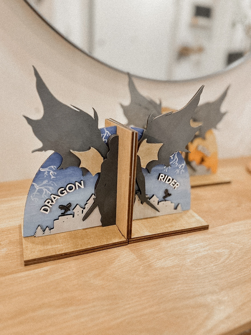 Ferma Libri per Libreria - Tema Draghi