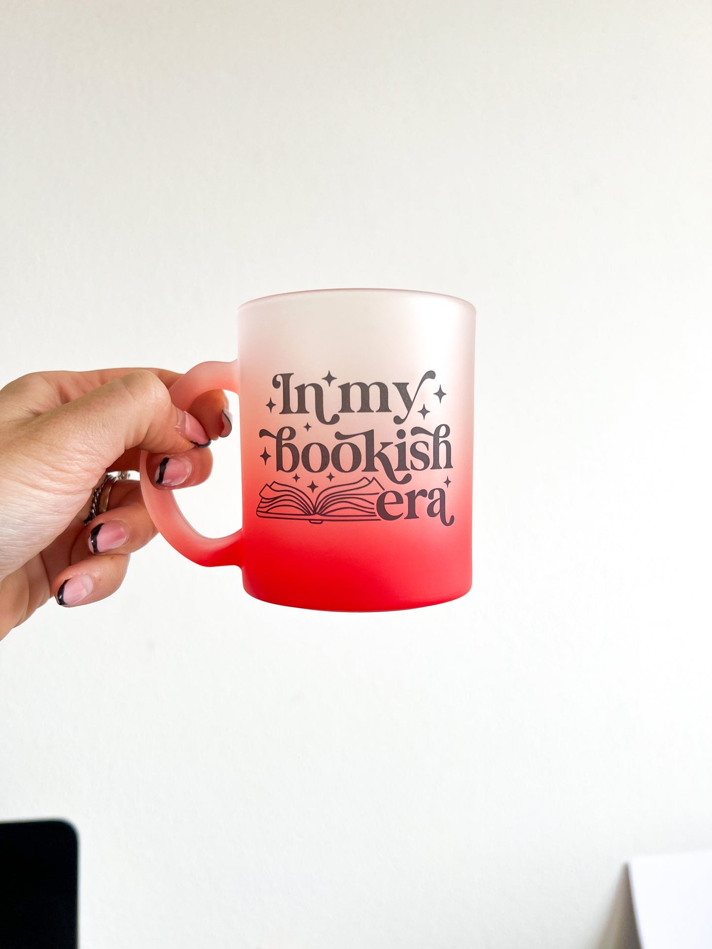 Tazza 330 ml sfumato ROSA in my bookish era