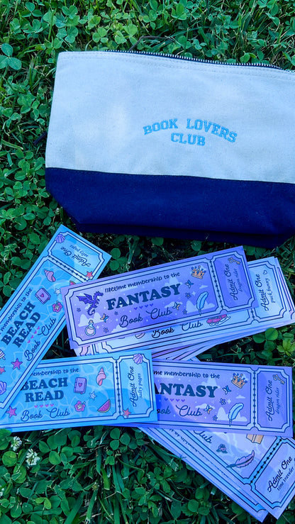 Pochette 100% cotone - Book Lovers Club