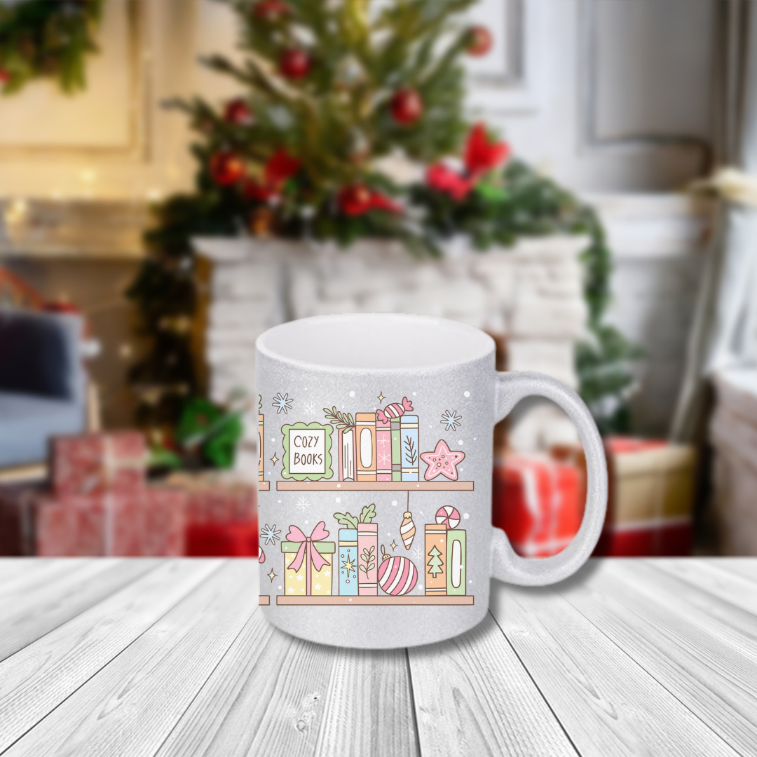 Tazza Glitter Argento – Christmas Library