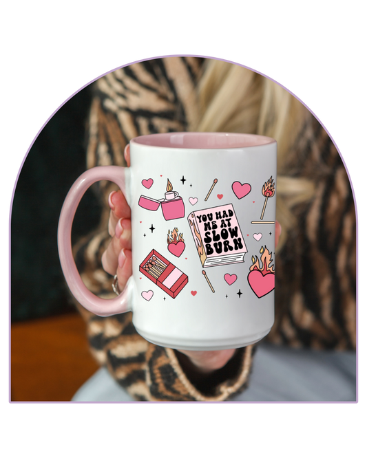 Tazza smussata Slow Burn Book Club