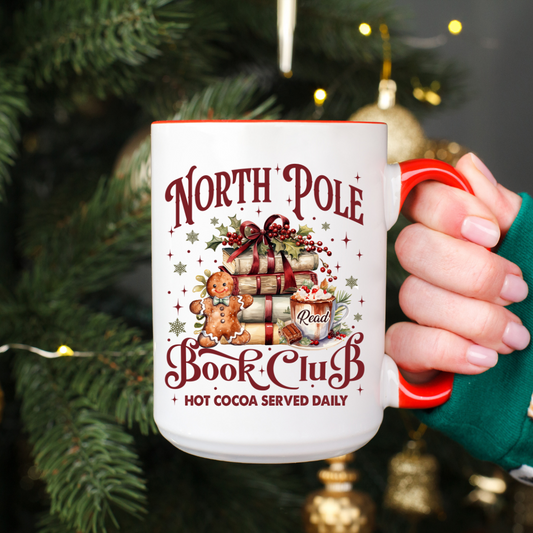 Tazza smussata North Pole Book Club