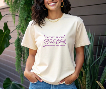T-shirt Off White Fantasy Book Club