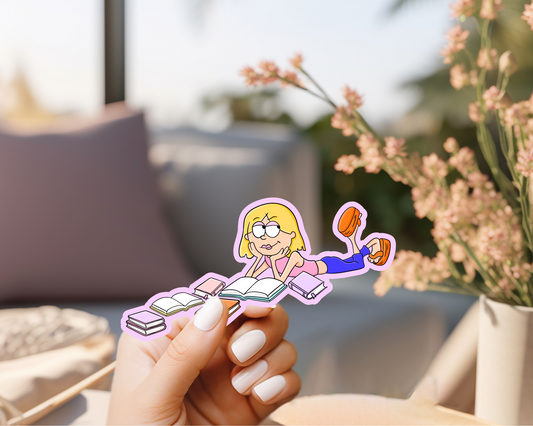 Lizzie Loves Book - Sticker