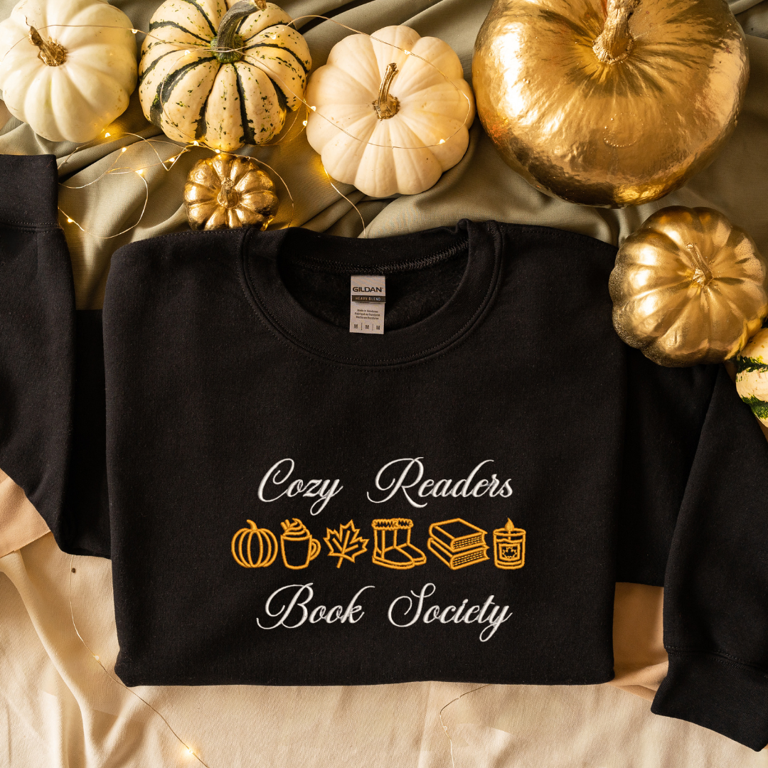 Felpa Cozy Readers Book Society