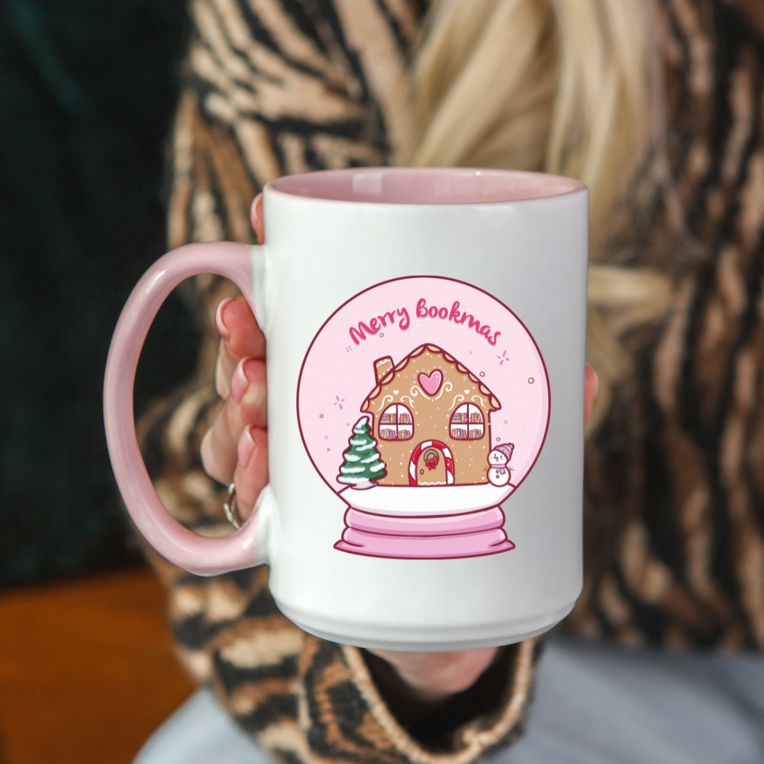 Tazza smussata Merry Bookmas Pink