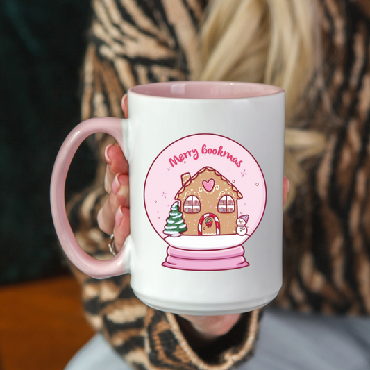 Tazza smussata Merry Bookmas Pink