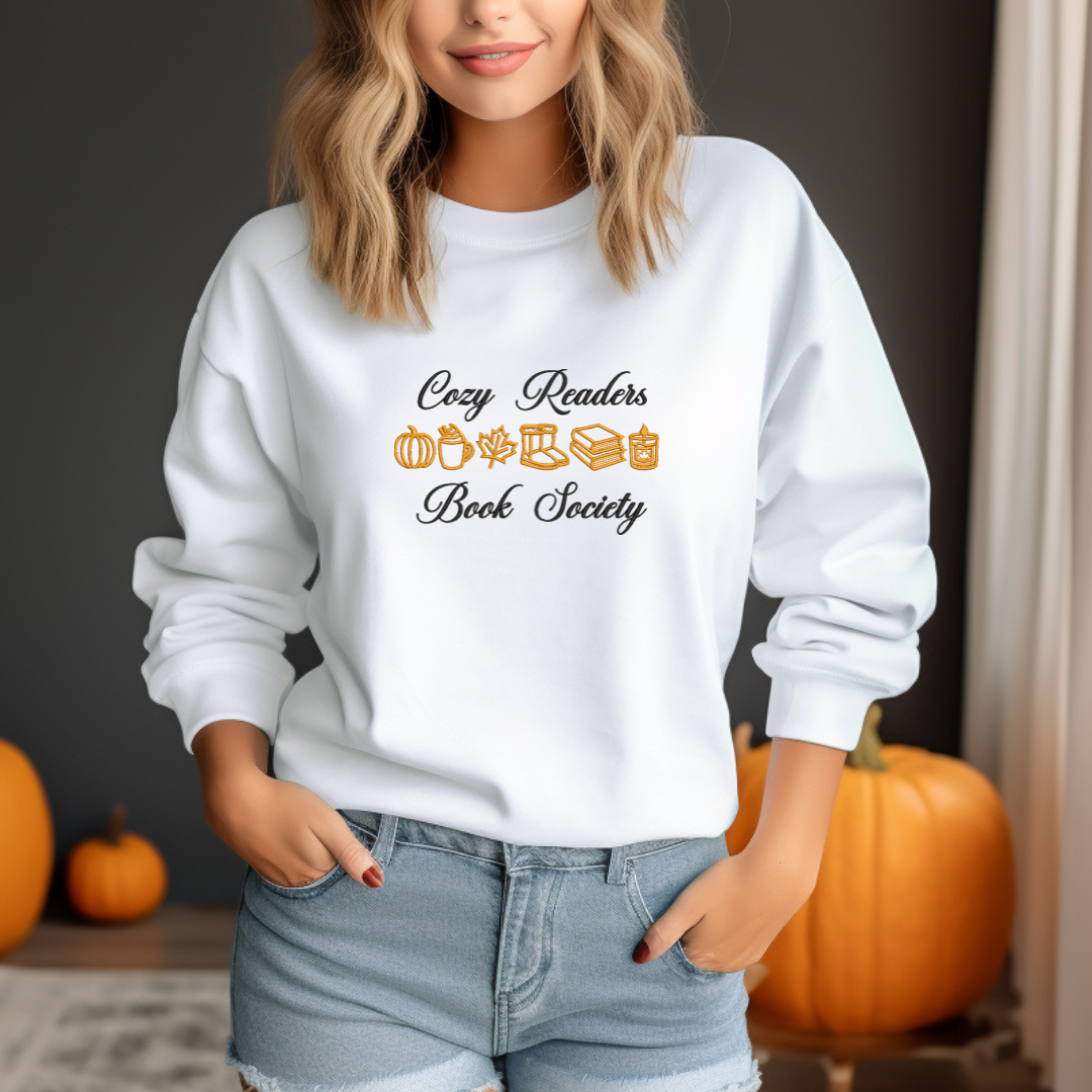Felpa Cozy Readers Book Society