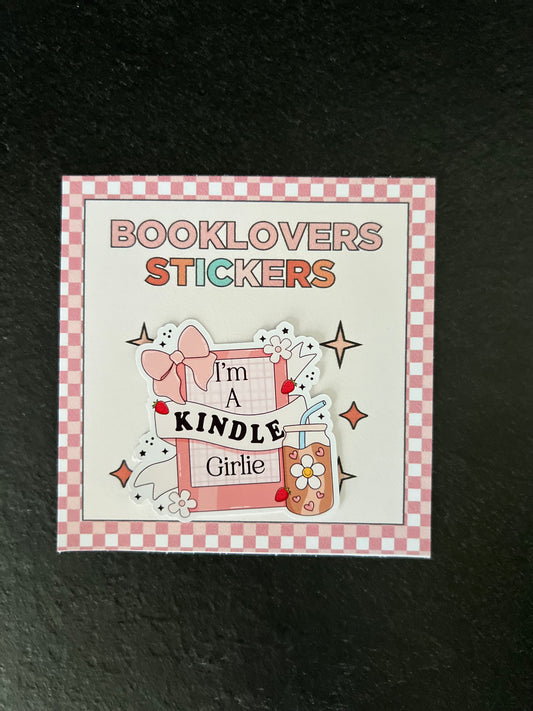 Kindle Girlie Sticker