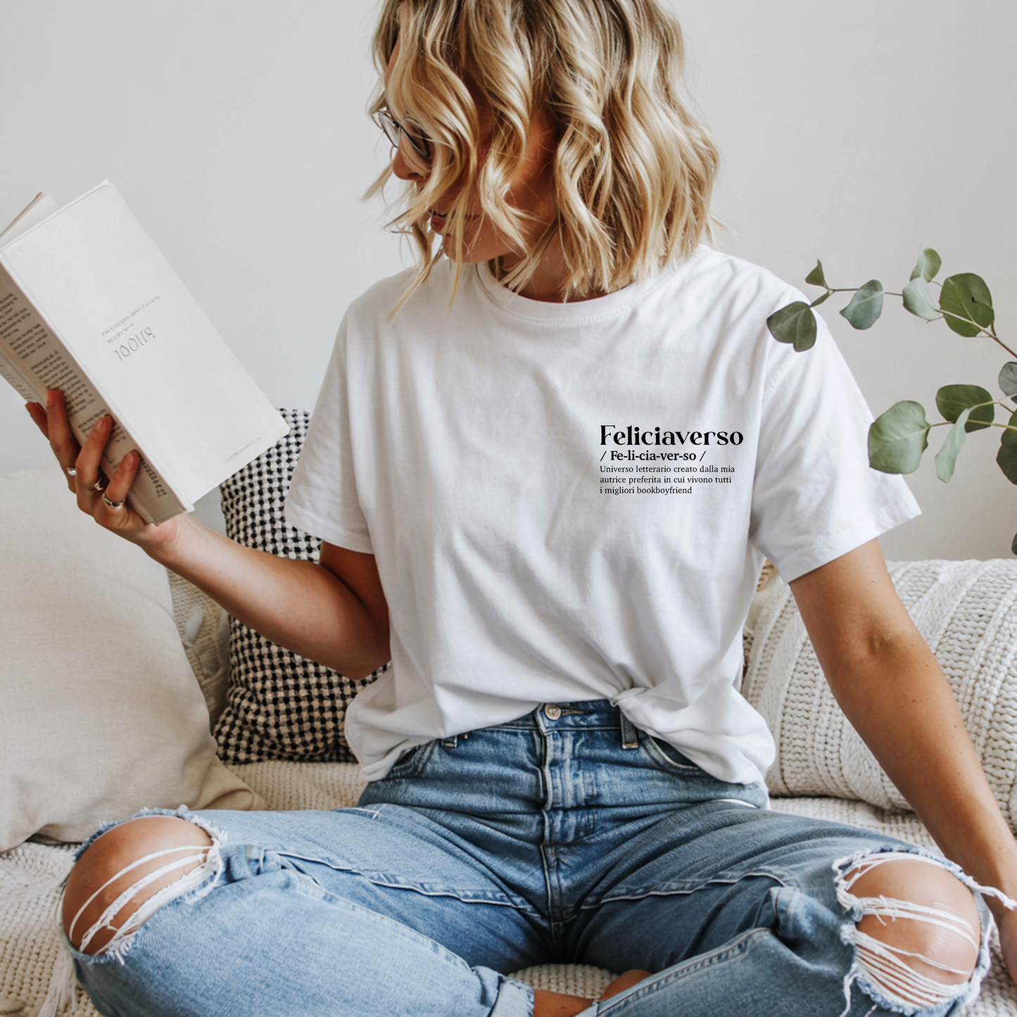 T-Shirt Bianca Feliciaverso