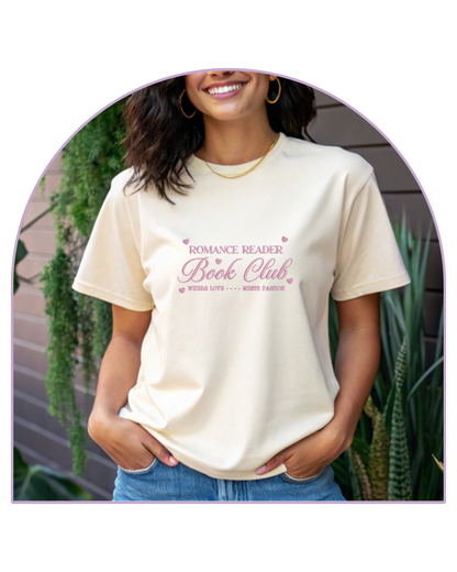 T-shirt Off White Romance Book Club