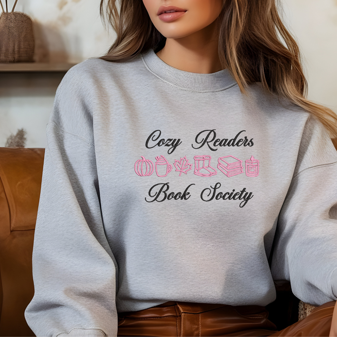 Felpa Cozy Readers Book Society