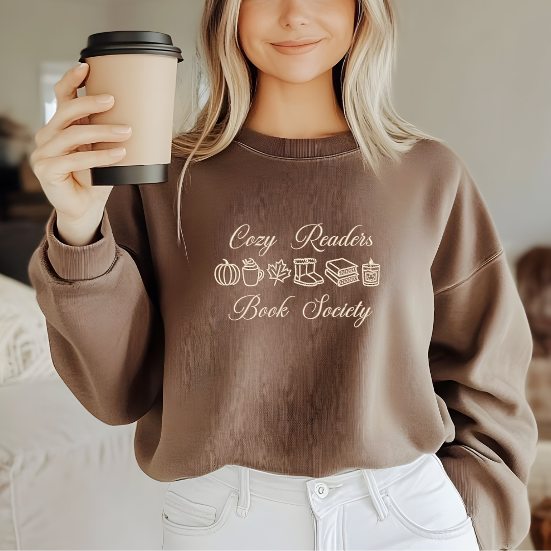 Felpa Cozy Readers Book Society