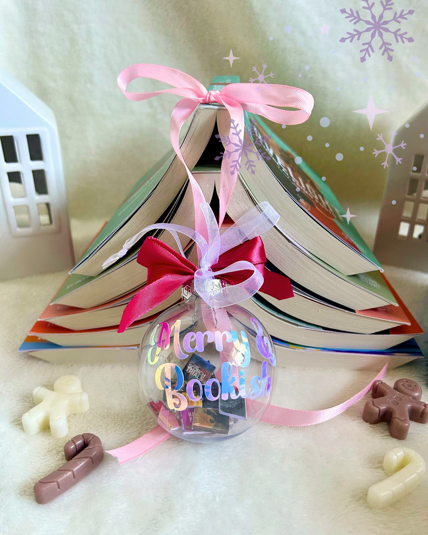 Palline di Natale Merry & Bookish