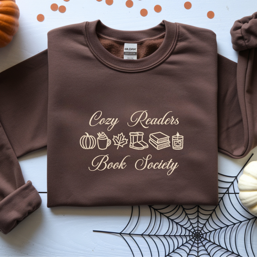 Felpa Cozy Readers Book Society