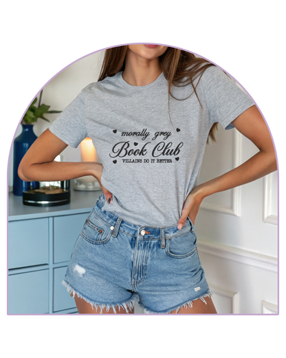 T-shirt Grey Heather Morally Grey