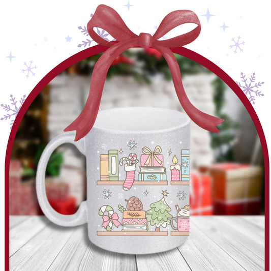 Tazza Glitter Argento – Christmas Library