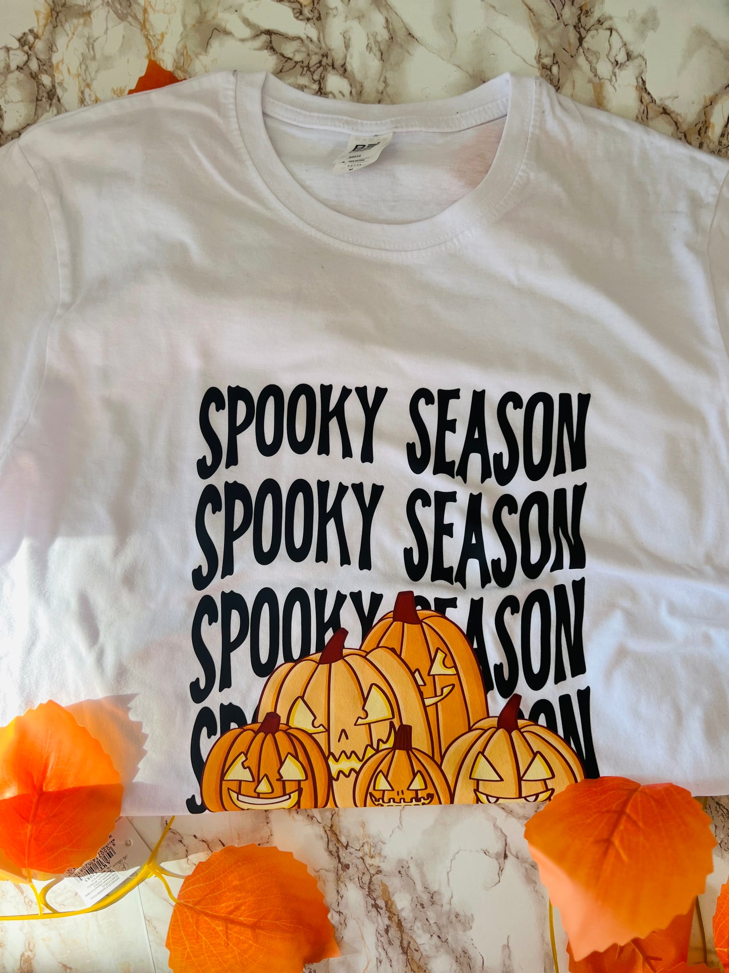 T-shirt Spooky Season bianca Taglia M