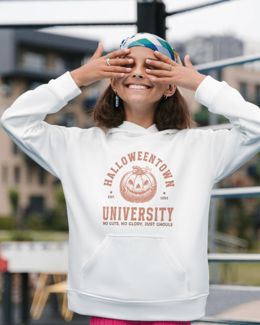 Felpa Bianca Taglia M Halloween Town