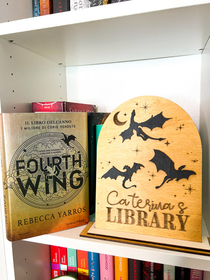 Insegna Personalizzata Libreria - Dragon