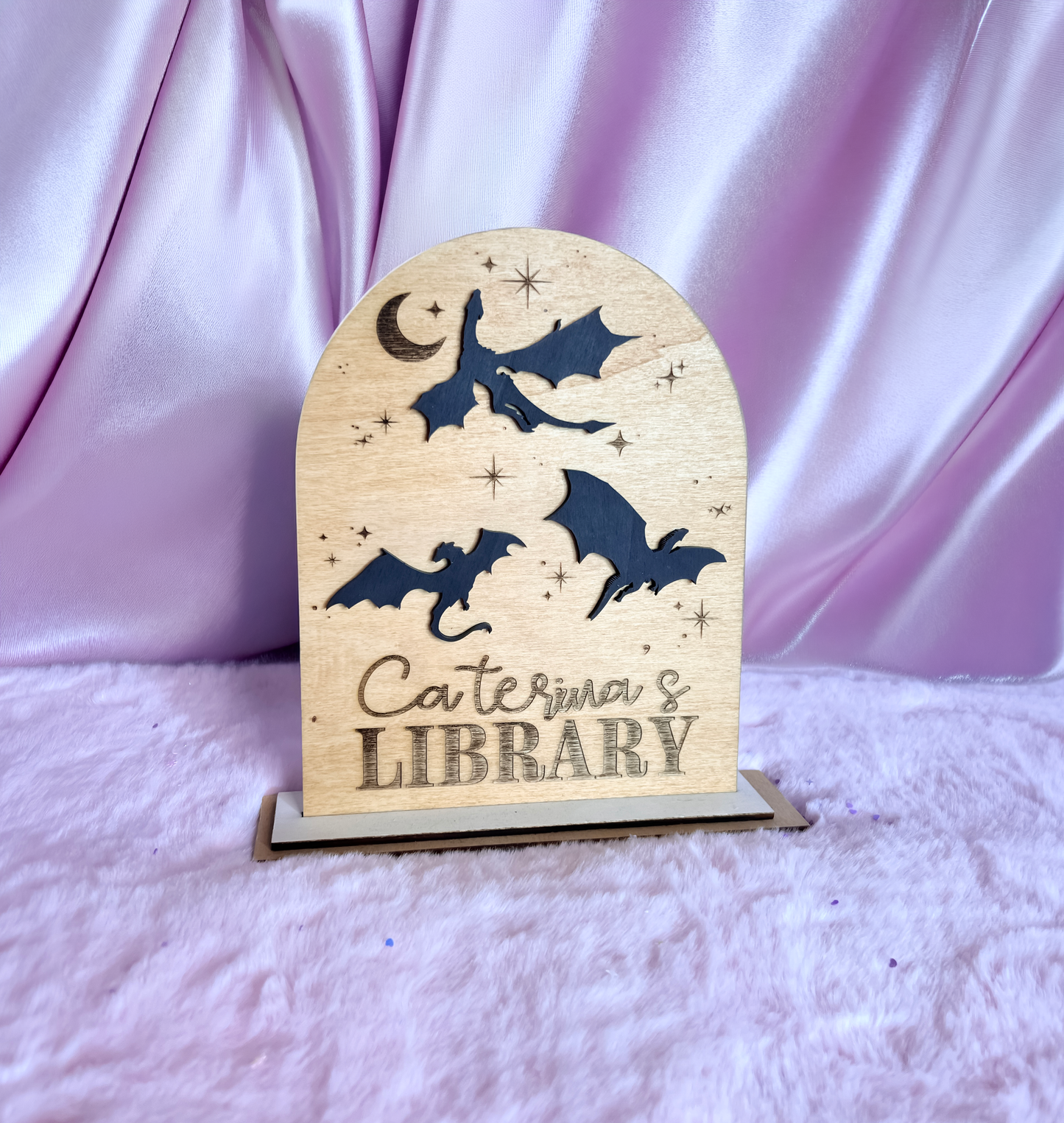 Insegna Personalizzata Libreria - Dragon