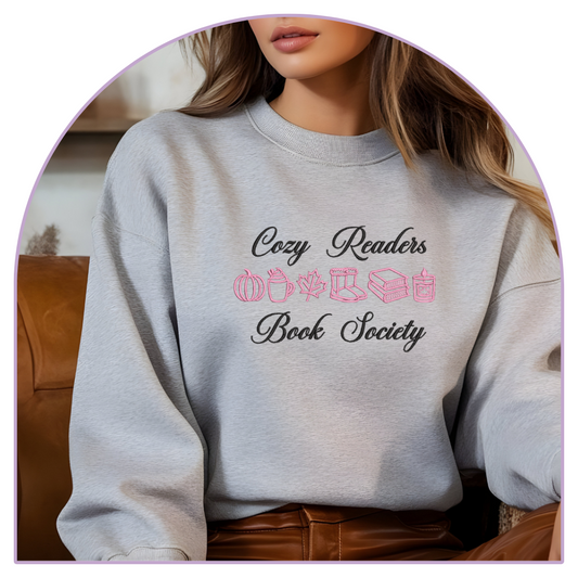 Felpa Cozy Readers Book Society